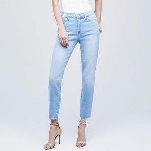 L'Agence El Matador Light Wash Jeans New $255